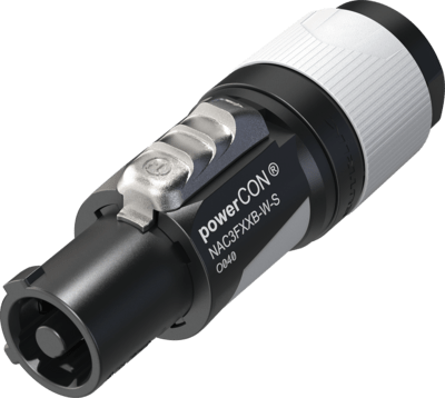 3 conductor male lockable Power Connector (Small OD) | Cable | NAC3FXXB - W - S - RedTechBox