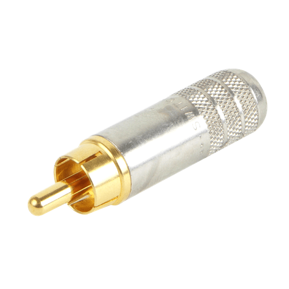 Switchcraft|2 conductor shielded RCA straight plug| 3502AAU - RedTechBox