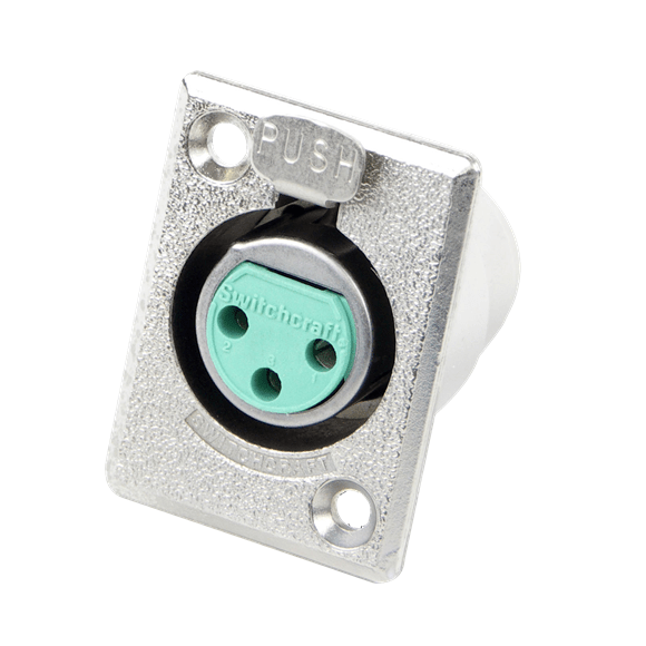 Switchcraft|D Series 3 Pin XLR Female|D3F - RedTechBox