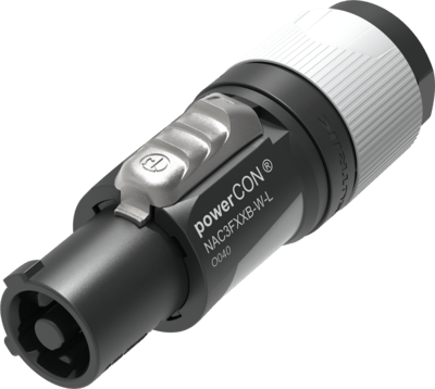 3 conductor male lockable Power Connector (10 - 16m) | Cable | NAC3FXXB - W - L - RedTechBox