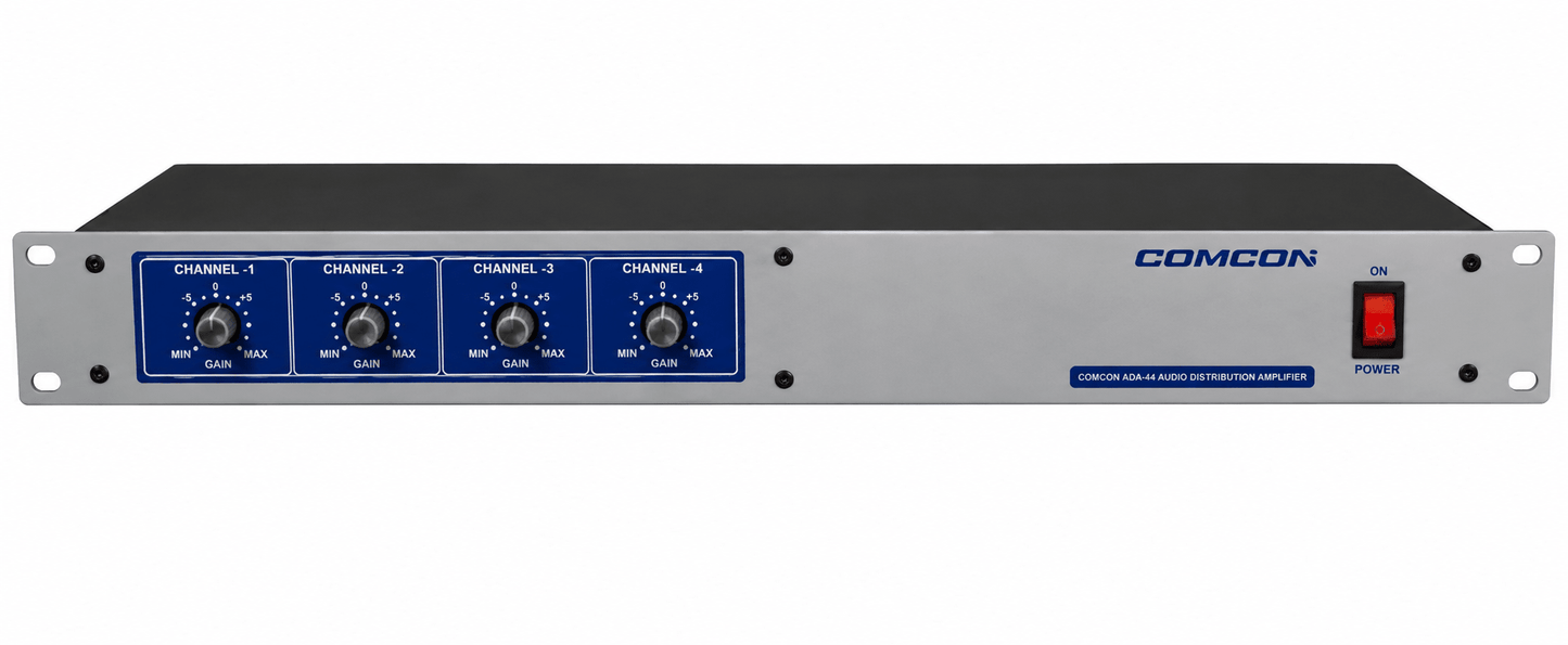 AUDIO DISTRIBUTION AMPLIFIER | Comcon ADA-44 ( Audio Splitter 2X8) - RedTechBox