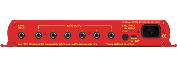 Belden| Audio Interfaces - Redbox - Audio Distribution Amplifier| RB - DDA6S - RedTechBox