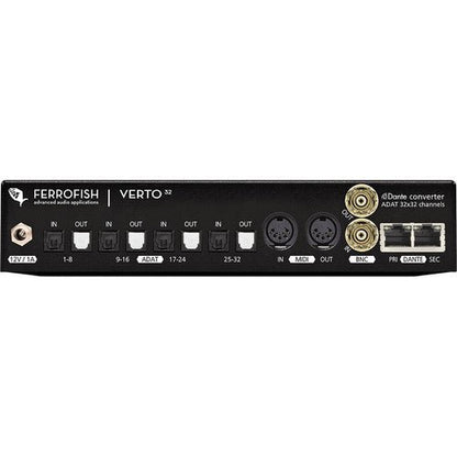 Ferrofish Verto32 32 - Channel ADAT/Dante Format Converter - RedTechBox