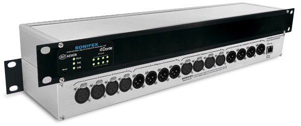 Sonifex| 8 AES3 Input, 8 AES3 Output Dante® Interface, PoE| AVN - AESIO8 - RedTechBox