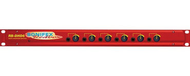 Sonifex| Audio Interfaces - Redbox - Headphone Distribution Amplifiers| RB - DHD6 - RedTechBox