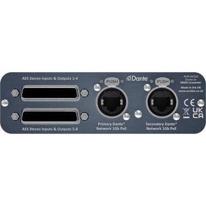 Sonifex| Dante® to MADI AES3 64 Channel I/O Converter| AVN - DIO20 - RedTechBox