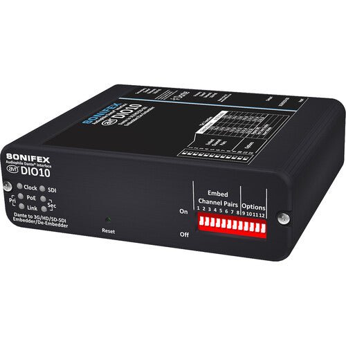 Sonifex| Dante® zu 3G/HD/SD - SDI Embedder/De - Embedder| AVN - DIO10 - RedTechBox