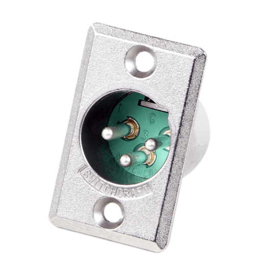 Switchcraft|D Series 3 Pin XLR Male|D3M - RedTechBox